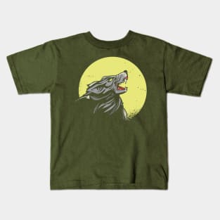 wolf moon Kids T-Shirt